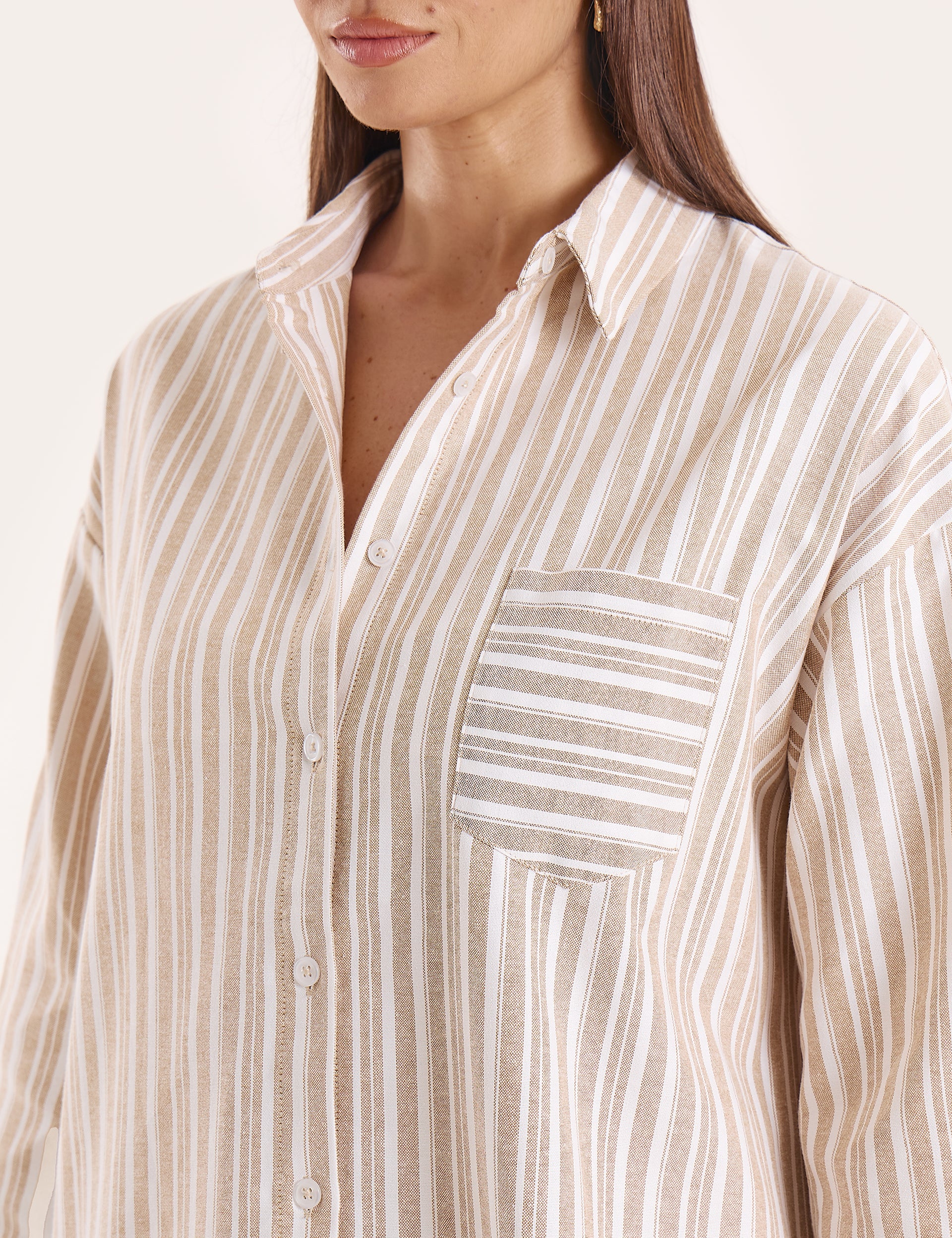 Stripe Oversized Shirt